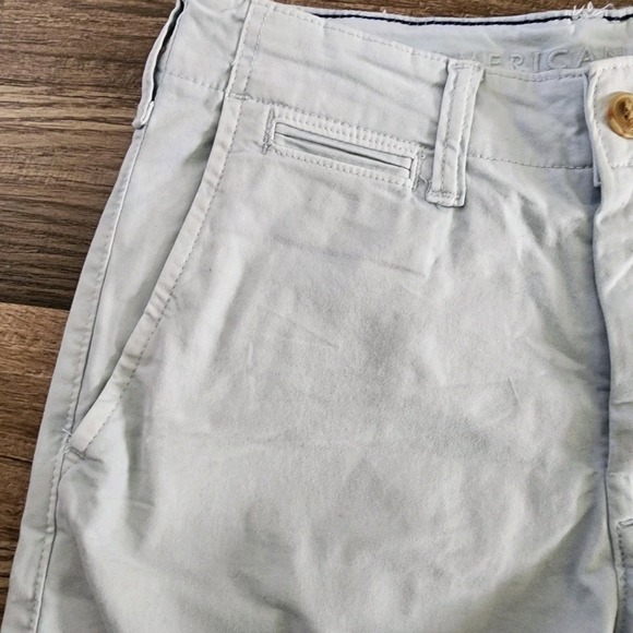 AMERICAN EAGLE SHORTS MENS SIZE 26 LIGHT BLUE NEXT LEVEL FLEX CLASSIC 10" KNEE - Picture 3 of 11